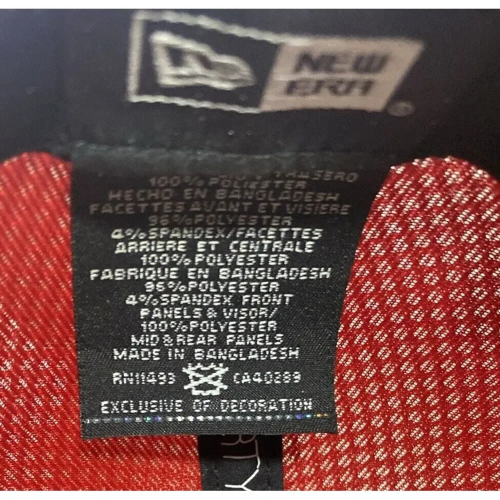 New Era 39thirty Louisville Cap Small-‎ Medium Red Gray